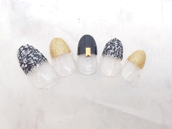 ネイルプラータ(Nail Plata)/ツイードネイル　【7980】