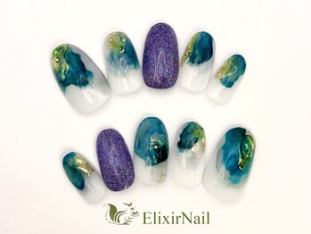 エリクサーネイル 五反田(Elixir Nail)/定額b カジュアル/クーポン使用