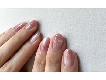 アメリアンドカシェット(Amelie&Cachette)/桃ネイル：maika