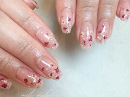 押し花ネイル