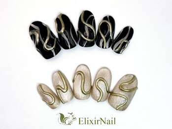 エリクサーネイル 西武新宿(Elixir Nail)/定額c やり放題/クーポン使用