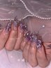 (hand)【ロングチップ長さだし・やり放題】持ち込み◎|しっかりアート150分