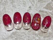 ネイルサロン ウノ 湘南平塚(UNO)/押し花ネイル