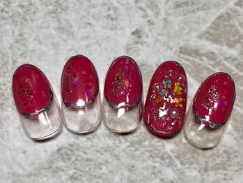 ネイルサロン ウノ 湘南平塚(UNO)/押し花ネイル