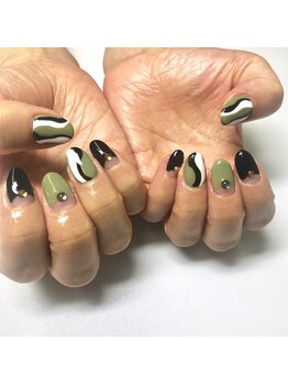 10月キャンペーンネイル¥5000