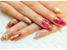 エムネイル(M Nail)/艶×色気MAX(べっ甲ネイル)
