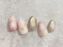 クラリスバイネオ 武蔵小杉(Claris by neo)/春　桜ネイル　￥１００００