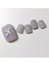 ネイルアンドアイラッシュサロン エスポアール(nail&eyelash salon espoir)/リーフホロデザイン　75分コース