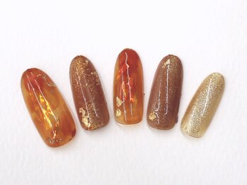 ネイルサロンセレーネ(Selene)/べっこうニュアンスネイル