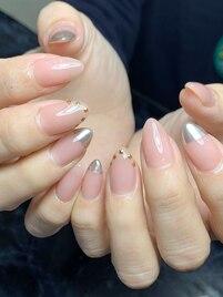 ミラー×先端スタッズ