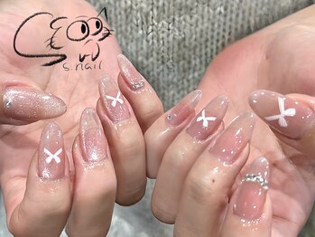 エスネイル(S.nail)の写真/【シンプルでもオシャレに◎】オフィス～トレンドデザインも楽しめる♪マグネット/ワンホン/フレンチ