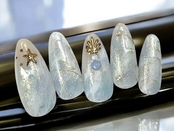 ネイルズミューコ(nail's MyuCo)の写真/【エアブラシ専門店 × 豊富なデザイン】繊細なアートで差がつく。エアブラシならではの表現力★