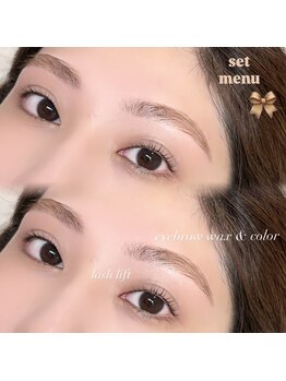 ナナゴー(75)/まつパ＆眉WAXカラー