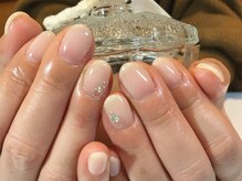 アトリエルリアン(Atelier Le Lien)/ホワイトグラデーション冬ネイル