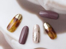 ネイルサロン ラグゼ(Nail salon Luxe)/べっ甲×ミラー