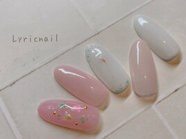 春全開♪押し花ネイル☆