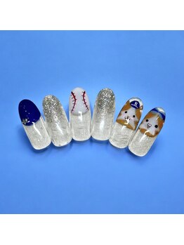 ネイルアンドアイラッシュサロンR/ベイスターズネイル