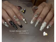 バラ 熊本店(VALLA)/ブラック×ホワイト スカルプ☆