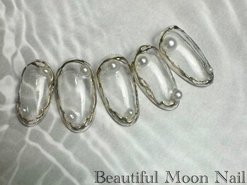 ビューティフルムーン ネイル 本厚木(Beautiful Moon Nail)/クリアネイル定額
