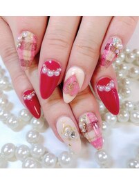 チェックネイル