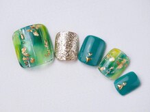 トータルビューティーアンドアズフローラ(Total Beauty & a`s Flora)/フット☆シースルーグリーン