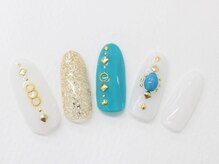ネイルサロンセレーネ(Selene)/ターコイズネイル
