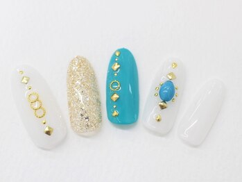 ネイルサロンセレーネ(Selene)/ターコイズネイル