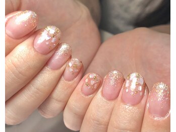 ビアンカ(Bianca)/ラメグラデ&シェルネイル☆