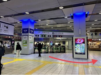 リセット 新宿ミロード店(RE/SET)/【3】JR中央西改札道順/約8分
