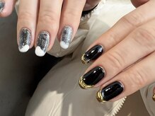 ノラ ミナミアオヤマ(NORA MINAMIAOYAMA)/黒のおしゃれフレンチ