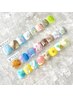 【フット】☆親指アート☆     ￥6000~7000