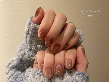 ムゥ(mulu)の写真/《オフ込フルアート10本￥6500》自分だけのartを貸切空間で一緒に追求♪個性派～シンプルニュアンスまで◎