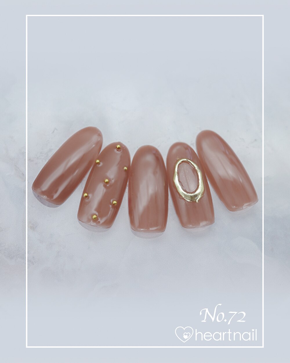 オーダーネイルチップ ニュアンス夏ネイルワンホン推しネイルシェル