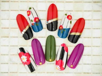 キュラス ネイルサロン(Culus nail salon)/【和装】和柄アート