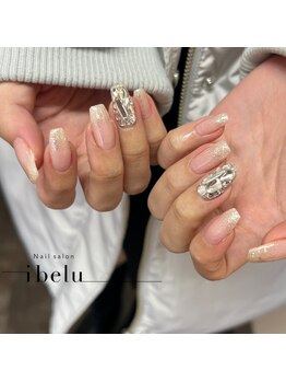 イベル 京橋店(ibelu)/ラメグラ×埋め尽くし