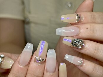 ウサギネイル 新大久保店(usagi nail)/キラキラネイル