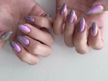 エムネイル(emu nail)の雰囲気（長さだしスカルプチュアーかジェルチップをお選びいただけます。）