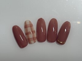 チェックネイル