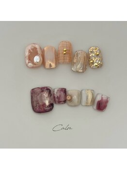 カーム(Calm)の写真/シンプルだけど少しエッジの効いたお洒落なデザインはCalmにお任せ下さい♪オフィスネイルにも◎