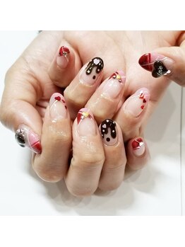 ルフリーク(Le Freak)/バレンタインネイル