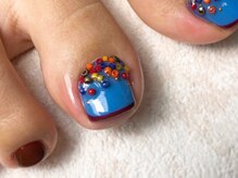 オーラリー ネイル アート メゾン(ORRERY nail art maison)/フット / カラフルビーズ