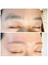 エムアンド(m&)/眉カラー＋眉ワックス脱毛