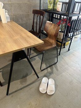 ピゾリーナ 二子玉川(Pisolina)/ご来店時にはスリッパを♪