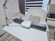 美容室店内にある個室です。動画の視聴可能