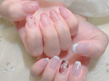 ティアリス(NAIL SALON TIARIS)/繊細フレンチ&ニュアンスネイル