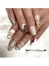 アールネイルドットコム(R*NAIL.com)/持ち込み秋ネイルデザイン