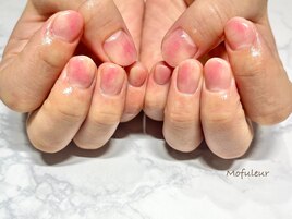 桃ネイル・フルーツネイル