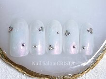 クリスタ(CRISTA)/ブライダルネイル　￥11000