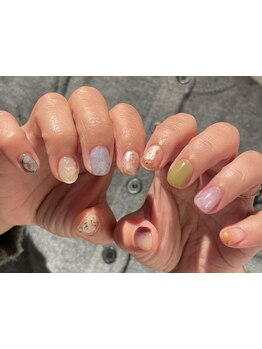 ショートネイルデザインが豊富