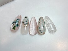 リーノ ベッラ(Lino bella)/指先華やぐ押し花ネイルコース